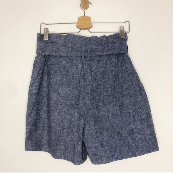 Boden High Rise Linen Blend Shorts Size 8 EUC - Picture 6 of 7